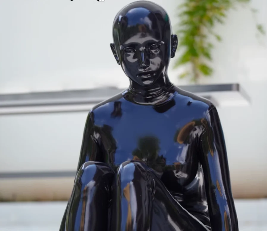 (Q03R Ching-03 Rubber Set)'Dreammask' DMS Crossdress Female Full Head Kigurumi Male To Female Rubber Doll Mask And Latex Suit