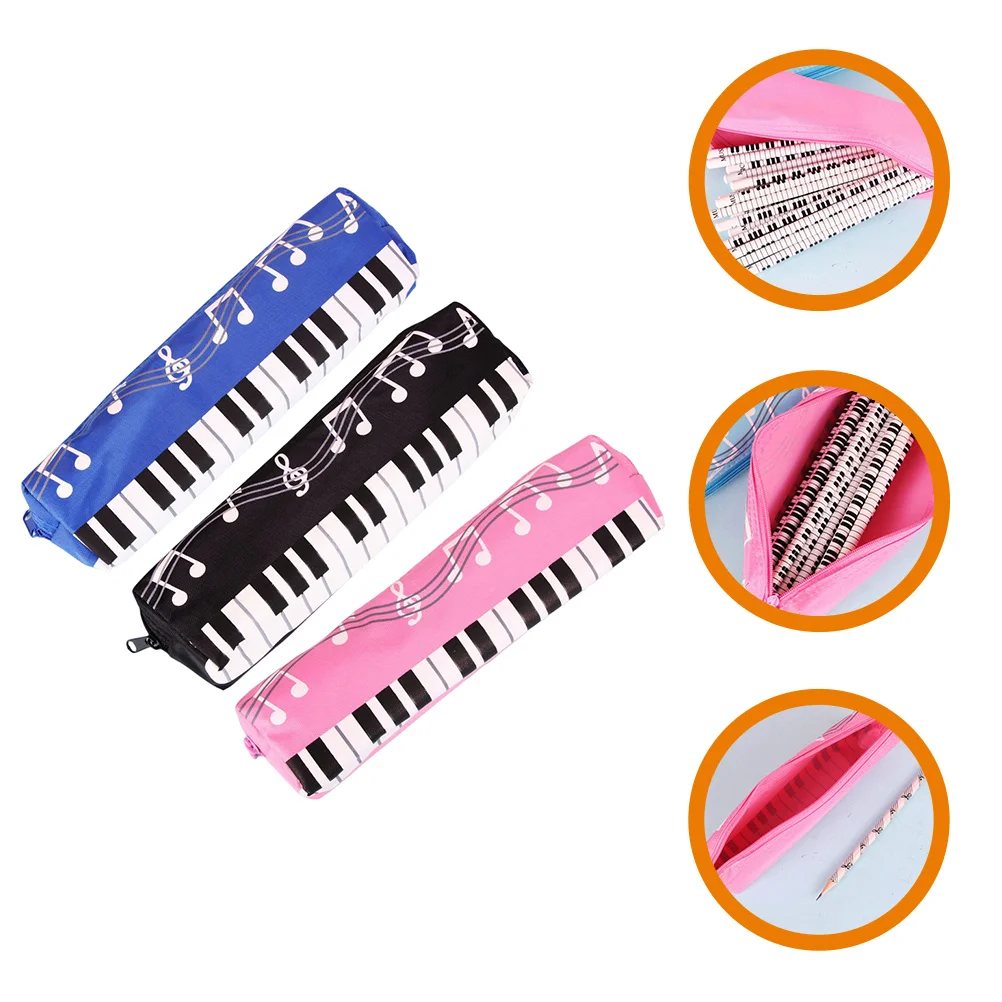 

Daily Pen Storage Bag Primary School Students' Piano Pencil Case Portable Pouch
