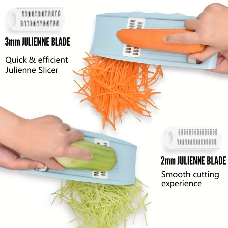 5 in 1 Multi-Functional Vegetable Chopper Onion Chopper Food Kitchen Mandoline Slicer Veggie Dicer Cutter