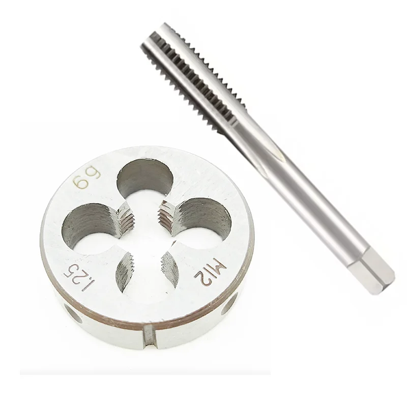 Description Picture 3 of item1Set Metric Screw Hand Tap and Die Set Fine Thread Dies Taps Suit M7M7.5 M8M8.5M9M9.5M10M11M12 X 0.5 1 0.75 1.25 1.75