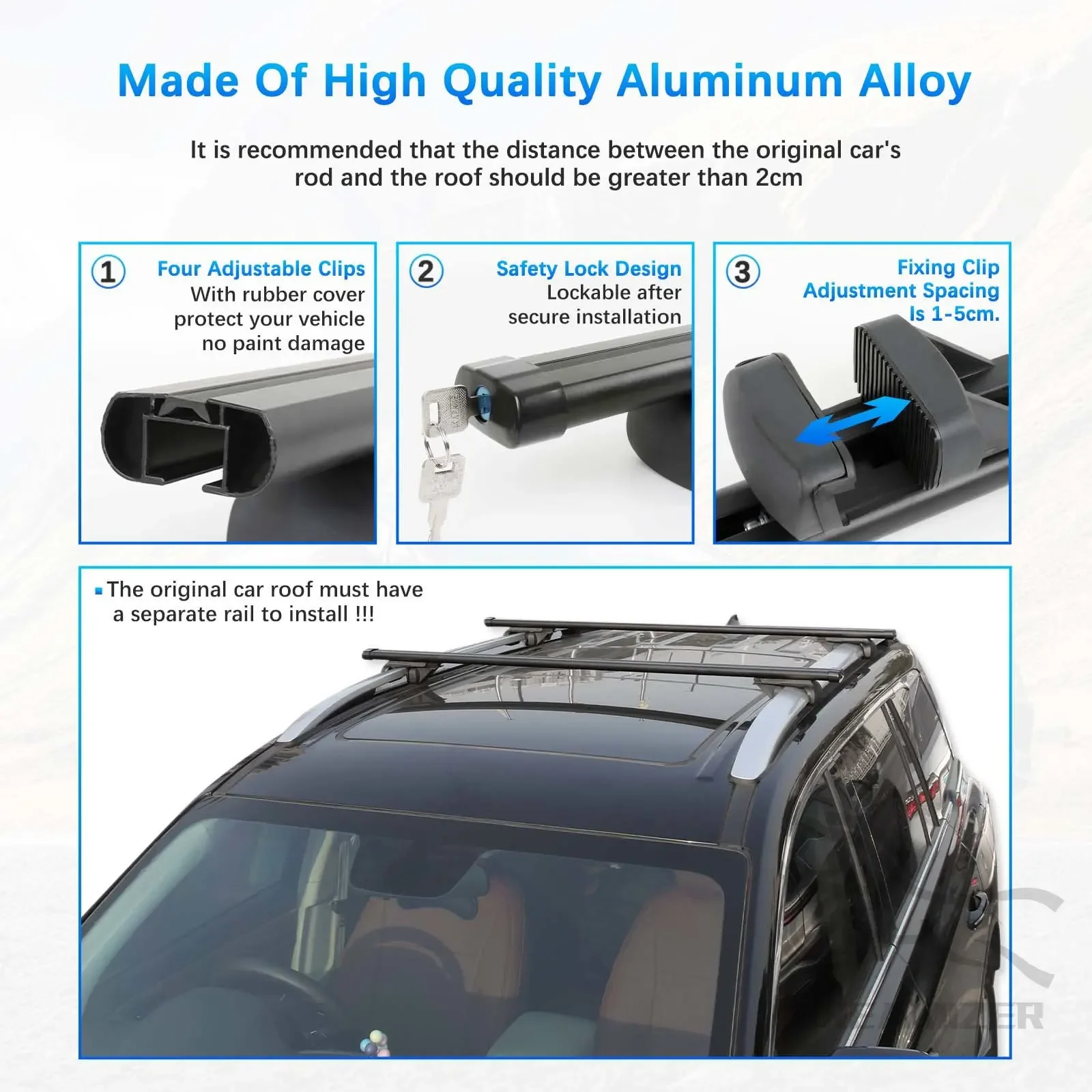 Luggage Rack 2020 Buick Enclave Cross Rails Pair 53