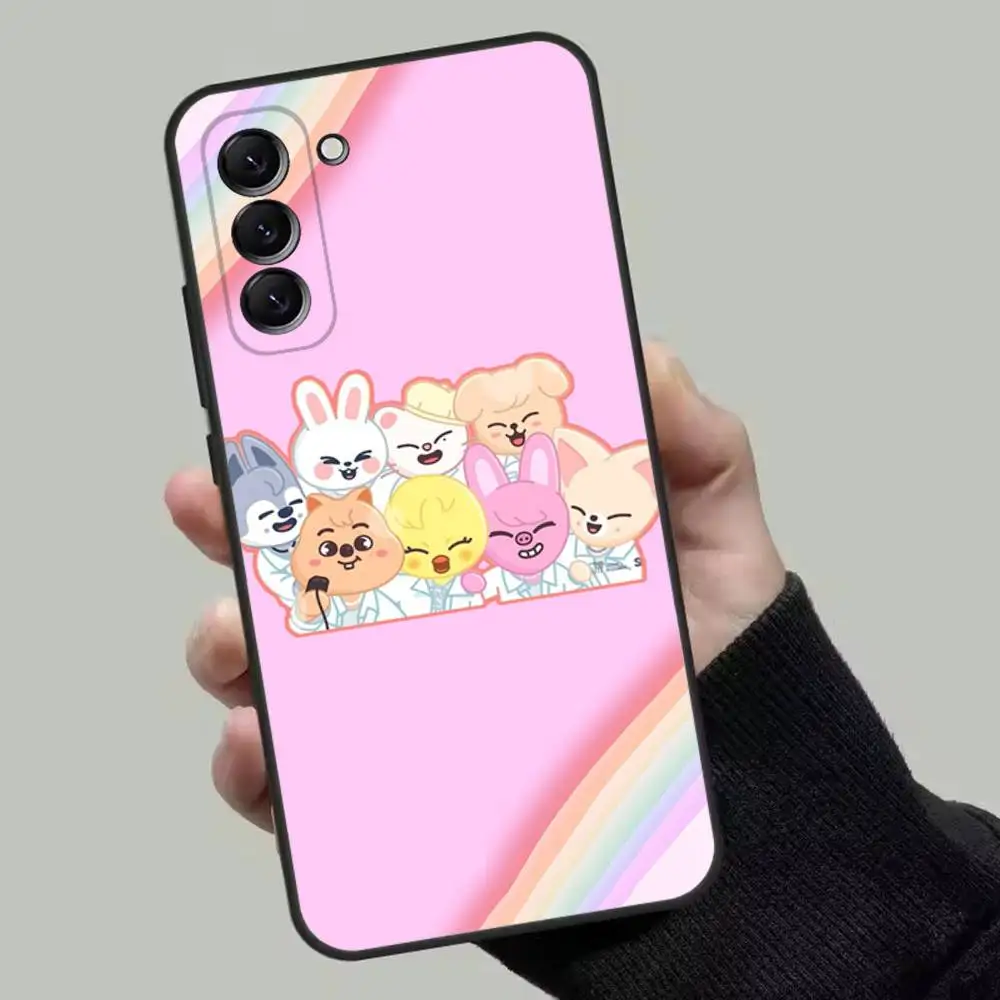 Kpop Stray-Kids Skzoo Soft Black Phone Case