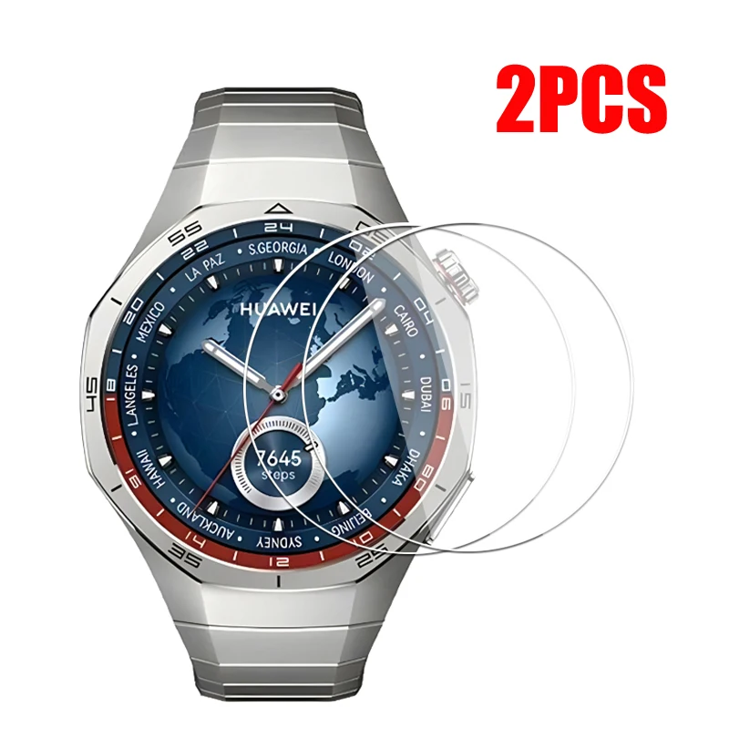 Premium 5-Pack Tempered Glass Screen Protector Film - Anti-Scratch Watch Accessories