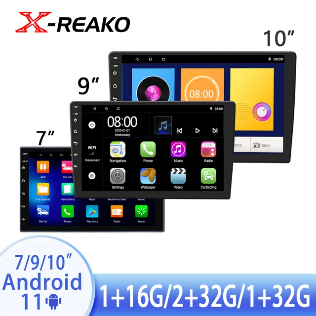 X-REAKO android 11車ラジオautoradio din 7 