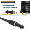 High Pressure Pipe Cleaning Hose Drain Cleaner Pipe for Karcher K2-K7/HD/HDS Universal Pipe Sewer Cleaning Set Rotating Nozzles 3