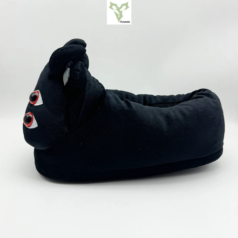 Diablo Series Rabbit Four Eyed Doll Plush Slippers Creative Rabbit Warm Slipper Winter Soft Indoor Shoes for Men Women Gifts 4