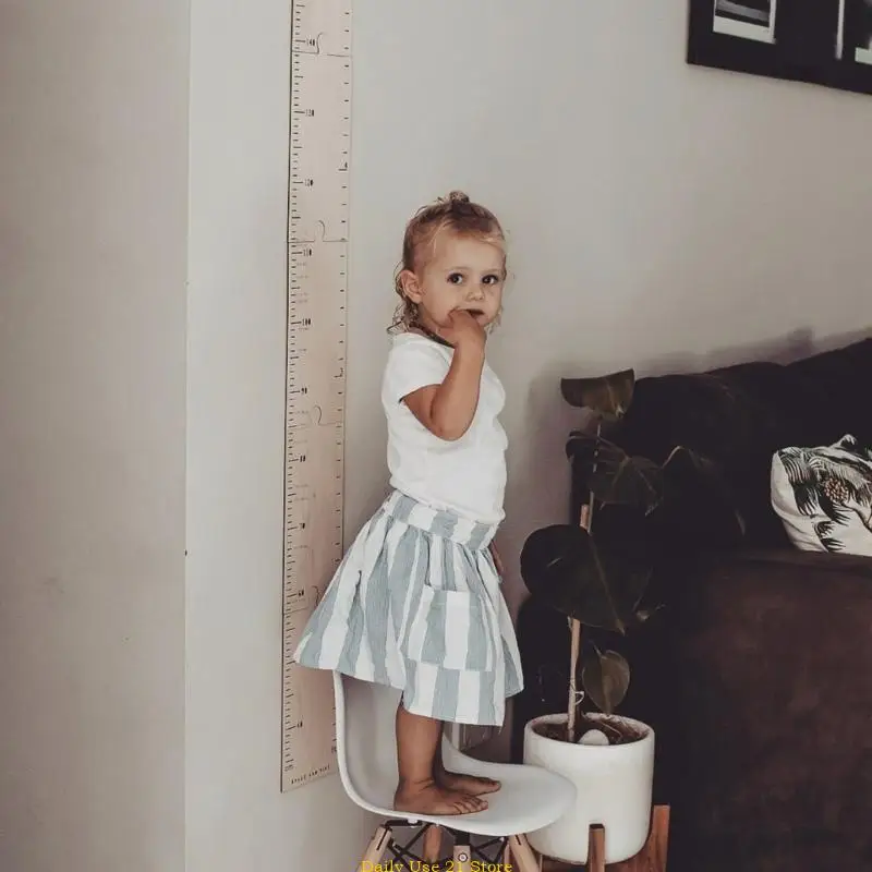 

1Set Kids Height Growth Chart Ruler Wall Meter Measurement Accessory for Children Bedroom Dormitory Party Decoration