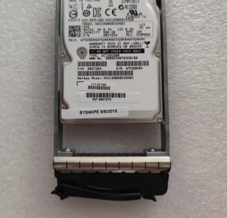 For NetApp 111 02483 111 01199 HUC1090CSS601 600G 2 5 SAS hard drive