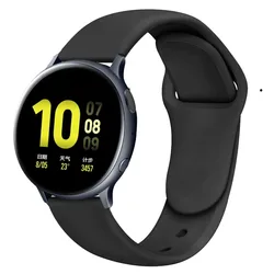 Versatile Silicone Watch Strap - Premium Wristband Replacement for 20mm (Black)