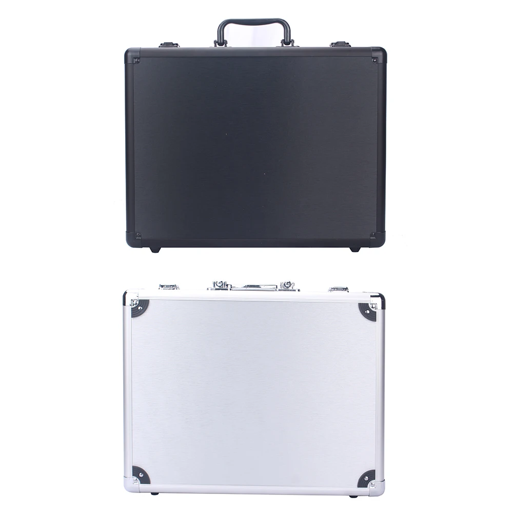 Elegant 18-Slot Aluminum Watch Organizer Box with Brushed Metal Finish, Lockable Jewelr... - SKU LJSC2135 - UGI Packaging