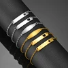Engraved Stainless Steel Baby Bar Bracelet Anklet Custom Name ID Bracelets for Children Kid Personalized Gift Dropshipping 2