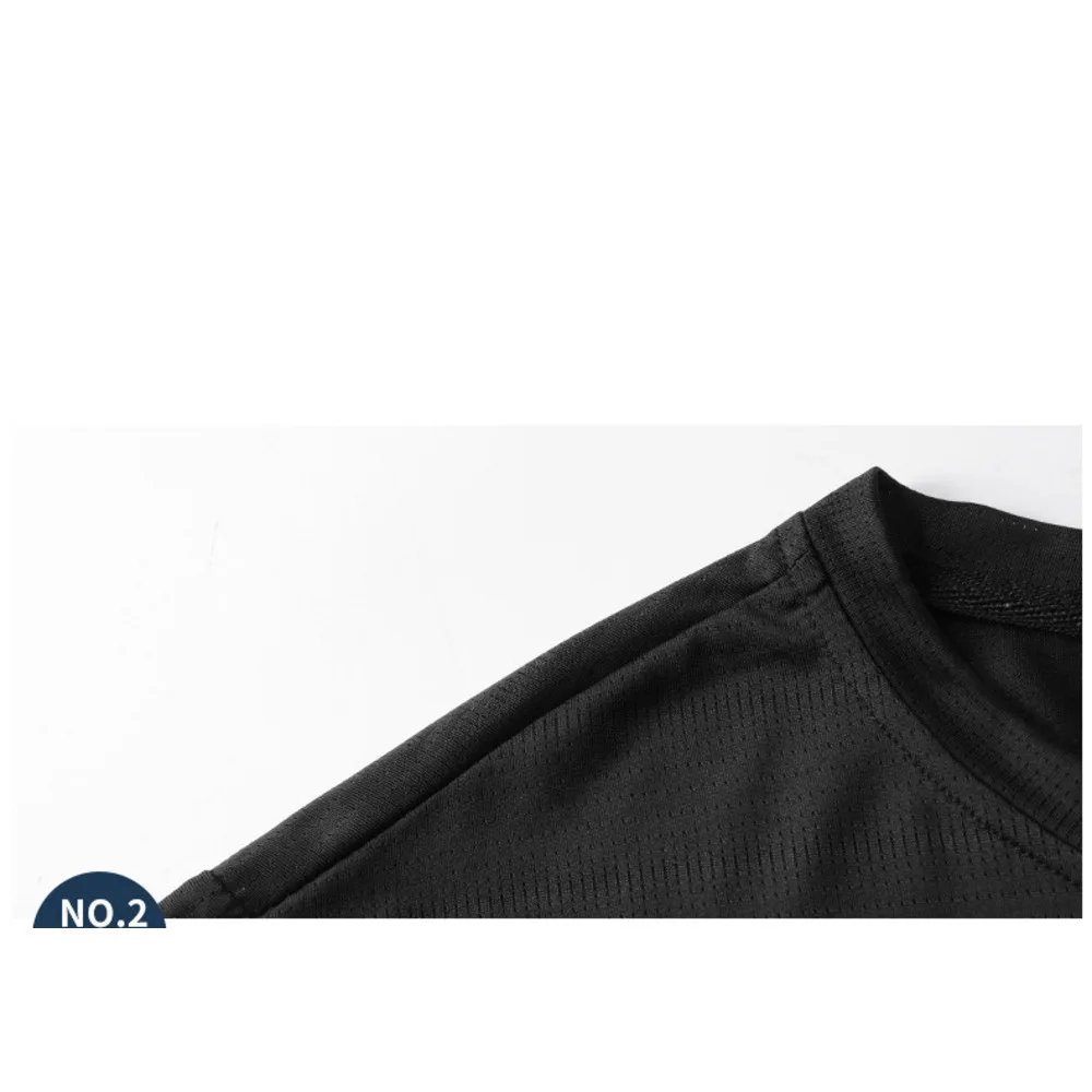 Ice sensitive elastic top 2024 summer new ice silk outdoor sports fitness short sleeved T-shirt_voghion.com