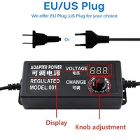 220V To 5V 9V 12V 24V Power Supply 1A 2A 3A 5A Universal AC DC Adjustable Power Supply Adapter Display Screen Voltage Regulated - Image 3