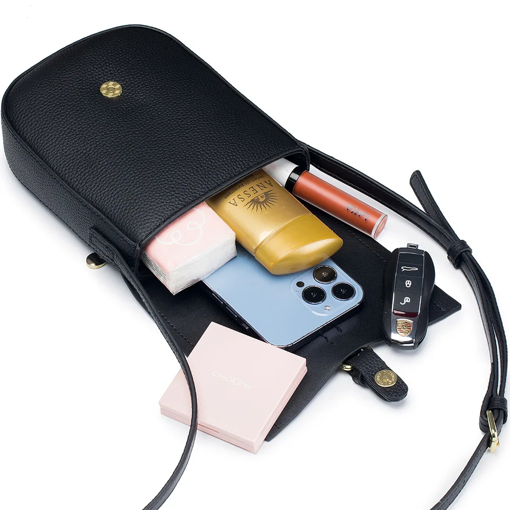 Phone Crossbody Bags for Women Small Leather Mini Shoulder Cellphone Wallet Adjustable Shoulder Strap Versatile Mobile Phone Bag