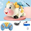 RC Pig Kids Bubble Machine Robot Animal Spray Fog Music Electronic Cow UBS Charge Electric Pet Children Gift 2