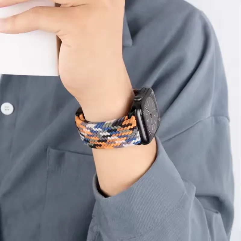 Nylon Braided Magnetic Buckle Strap - Breathable & Comfortable Replaceable Band