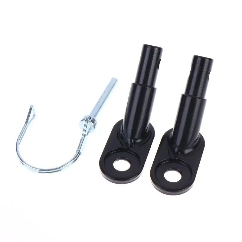 1/2Pcs 스틸 자전거 트레일러 히치 마운트 어댑터 고품질 교체용 액슬 자전거 사이클링 리어 캐리어 마운트 자전거.