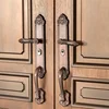 Customized Exterior Main Entrance Villa Main Door Villa Front Door Double Hybrid Villa Doors 3