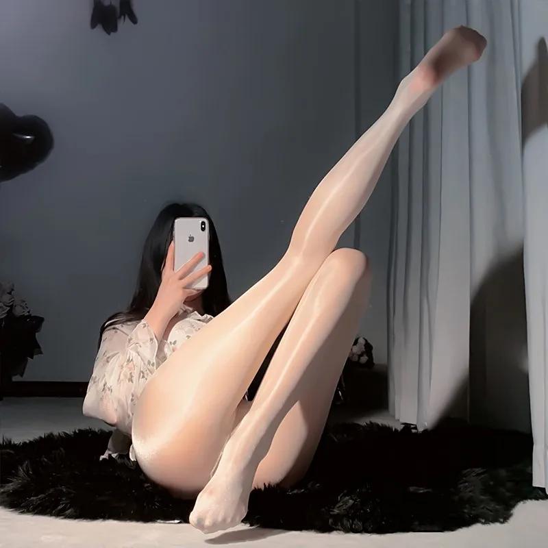 Women Pantyhose Pantyhose Smooth stockings glossy sexy nightclub opening Sexy bras garter belt stockings women fancy underwear 18