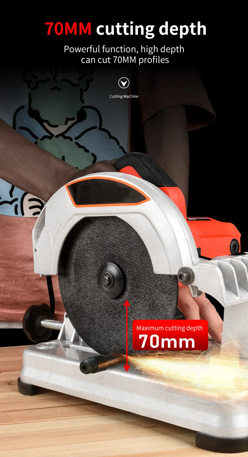 Electric Miter Saw Table Cutting Machine Aluminum Angle Cutter For Cutting Metal