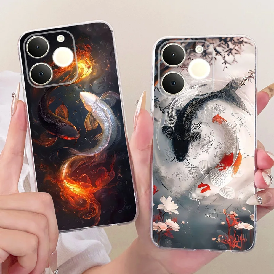 Cute Cat Painted Soft Slim Phone Case - Enhanced Protection with Stylish Design