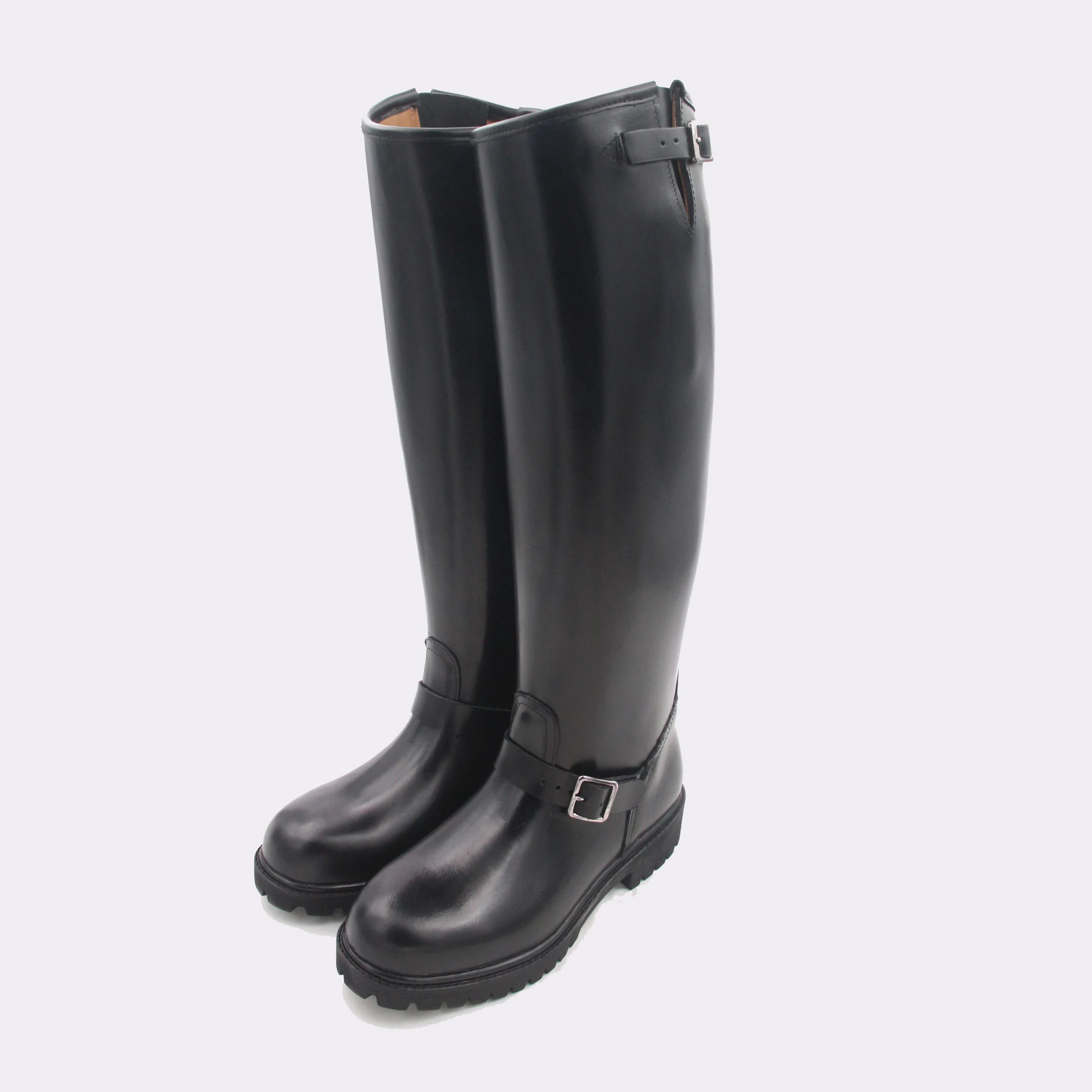 Engineer Boots Bright Cow Leather and Leather Lining Dressage boots Equestrian Boots Horse Ridding Unisex Customized