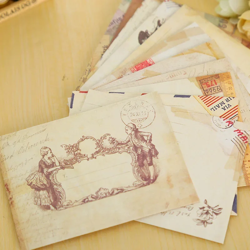 Mini Envelopes 12 Pcs Vintage Paper Scrapbooking