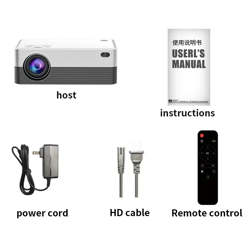 HD ̴ , Ƽ 1280x720P LED,  ޴ , Ȩ þ, Ʈ  ȭ , 1 + 8GB
