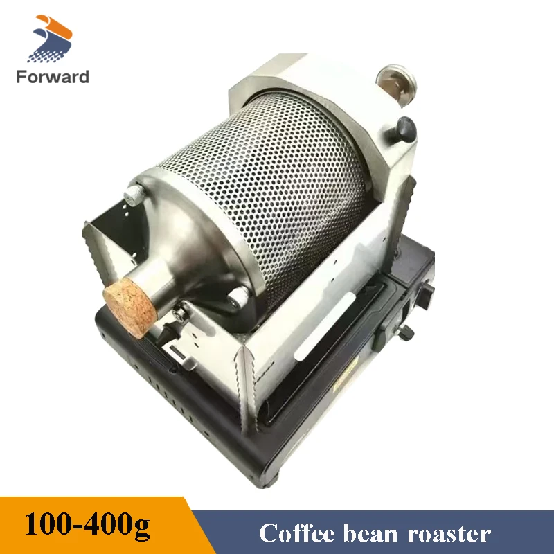 100-400g Coffee Beans Roaster Stainless Steel Nuts Bean Roasting Machine for Home Cafe Use