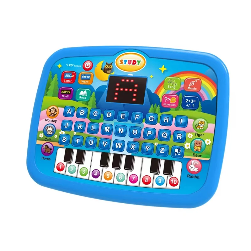 kids cartoon Touch Screen learning toy mini study Pad Tablet Computer Educational gift for kids 3