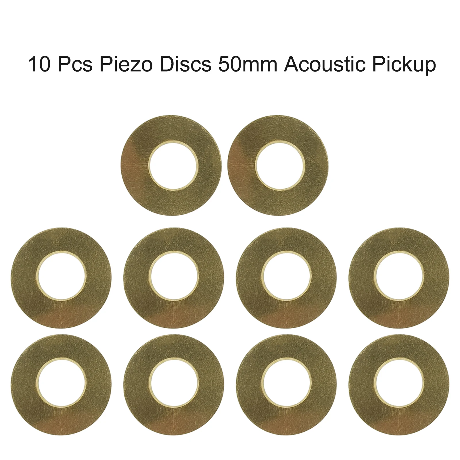 

10 шт., пьезо-диски для акустической гитары, диаметр 50 мм