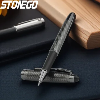 Penne roller classiche di lusso Penna roller in acciaio inossidabile per uomini e donne, scuola, ufficio, affari