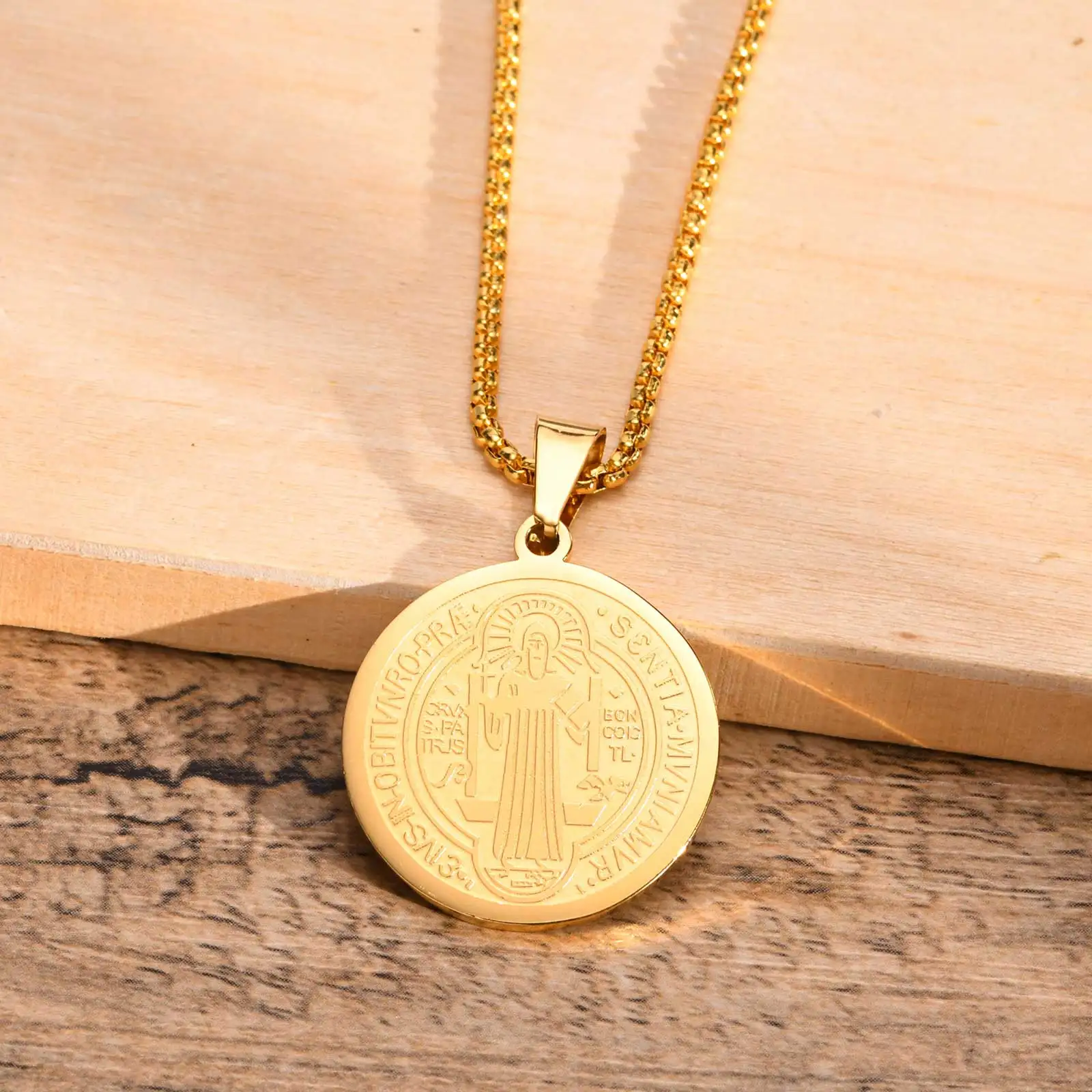 14K Solid Fine Gold Filled Mother Virgin Mary Gold Coin Necklace And  Earrings Set Catholic Religious Country Gift For Women From  Xinpengbusiness, $5.63 | DHgate.Com