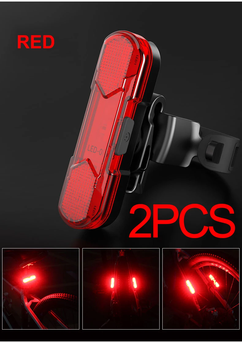 2pcs red