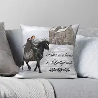 Take Me Home To Lallybroch Outlander Pillowcase Polyester Linen Velvet Pattern Decor Throw Pillow Case Room Cushion Cover 18" 1