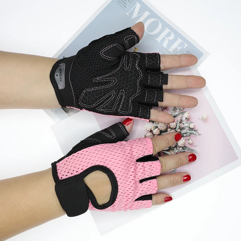 Summer Driving Gloves Cycling Half Finger Mittens For Men Women