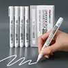 2/3/5 Pcs White Marker Pens 2.0mm Oily Waterproof White Gel Pen DIY Graffiti Sketching Markers Stationery Wrting School Supplies 1