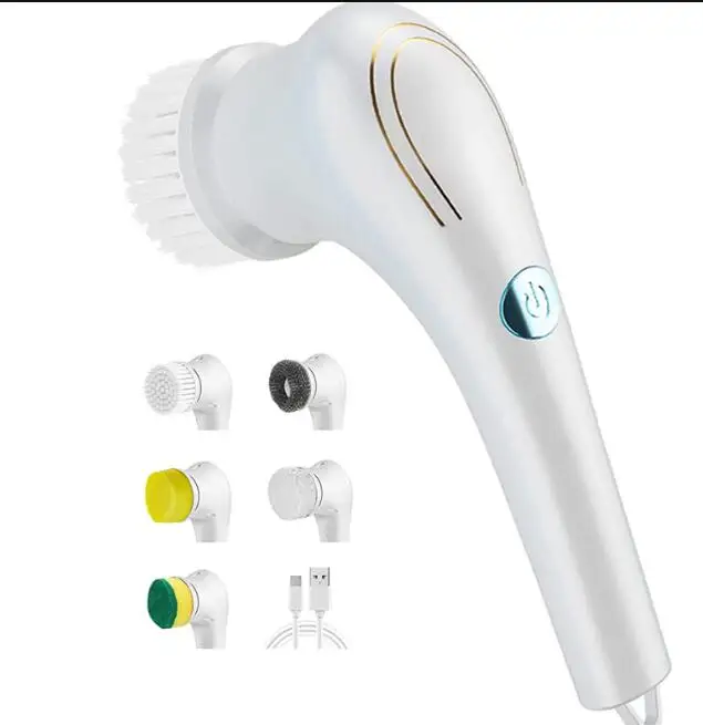 

Многофункциональная автоматическая телескопическая ручная Беспроводная щетка 5 в 1, умный скребок для пола, швабра, электрическая щетка для чистки