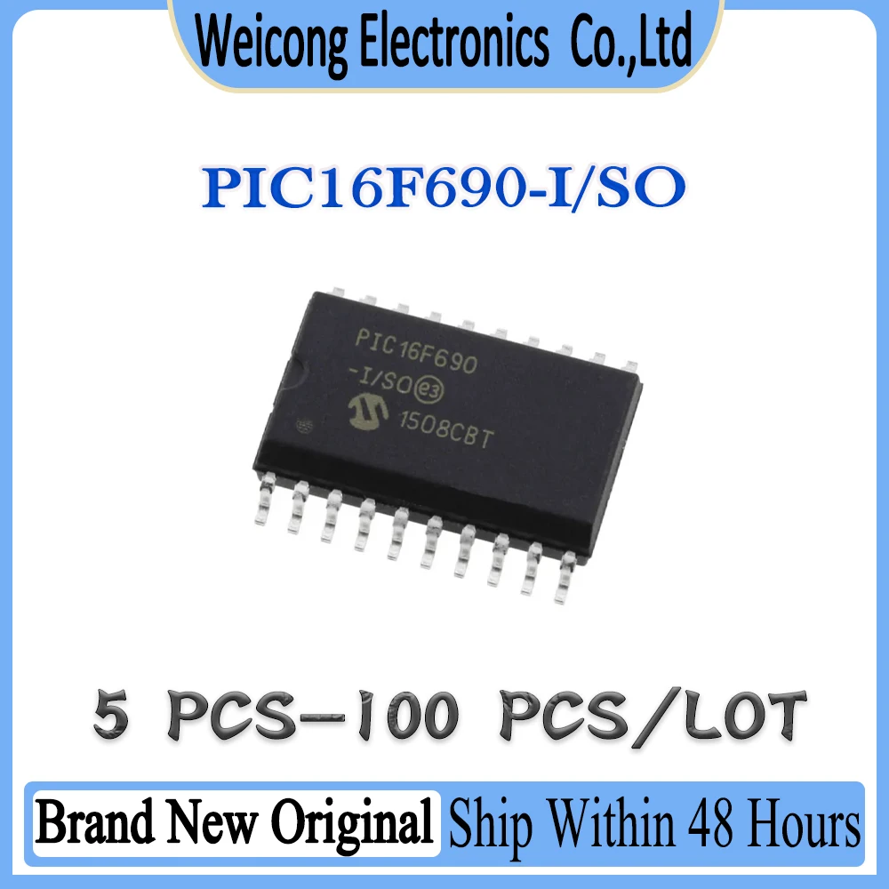 

PIC16F690 PIC16F690-I/SO PIC16F690-I PIC16F PIC16 PIC New Original IC Chip SOP-20