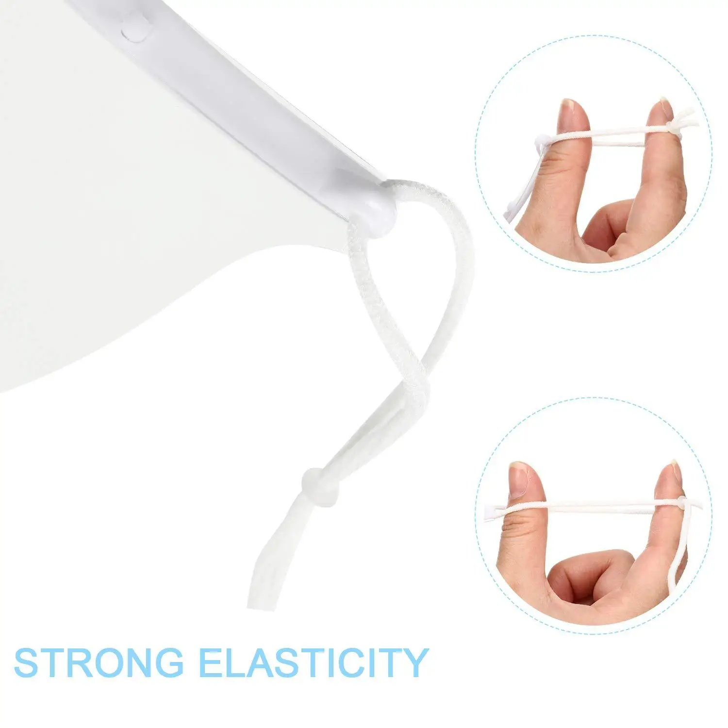 10Pcs Reusable Transparent Anti-fog Mask Shield Cover Restaurant School Plastic Anti-saliva Mouth Shield Beauty Tattoo Accessory 3