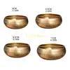 X22D Tibetan Singing Bowl with Cushion Meditation Sound Bowl Handcraft Gift for Yoga Healing Balancing 6
