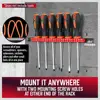 Screwdriver Wrench Plier Organizers Wall Mount Pegboard Hand Tool Holders Plastic Rail Hanger Clips For Workshop Garage Shed 3
