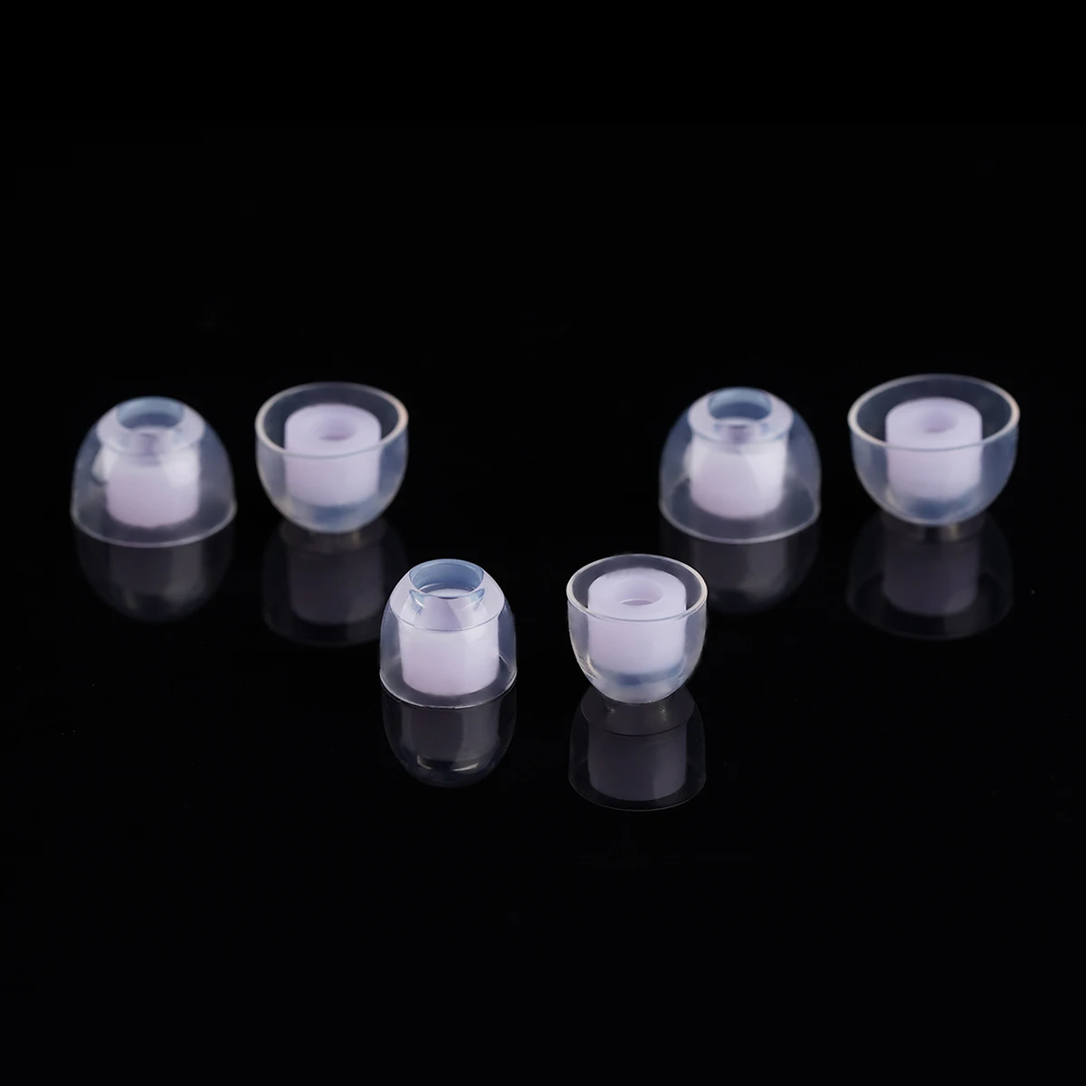 NICEHCK P03 Transparent Liquid Silicone Noise-Canceling Ear Tips - Soft and Safe Earphone Accessories