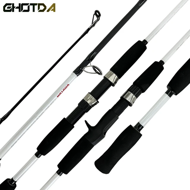 Spinning Baitcasting Lure Rods 1.8m 1.5m Fishing Rod 2 Sections Carbon  Fiber Bait 3-21g Universal Micro Pesca for Trout Bass - AliExpress