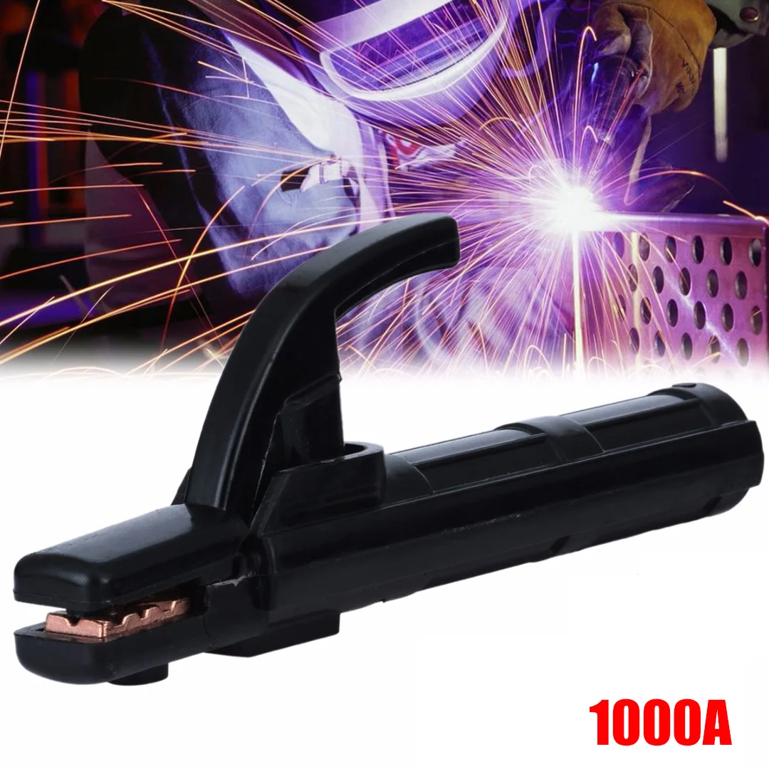 1000a Electrode Holder Stick Welder Insulated Copper Welding Clamp Non