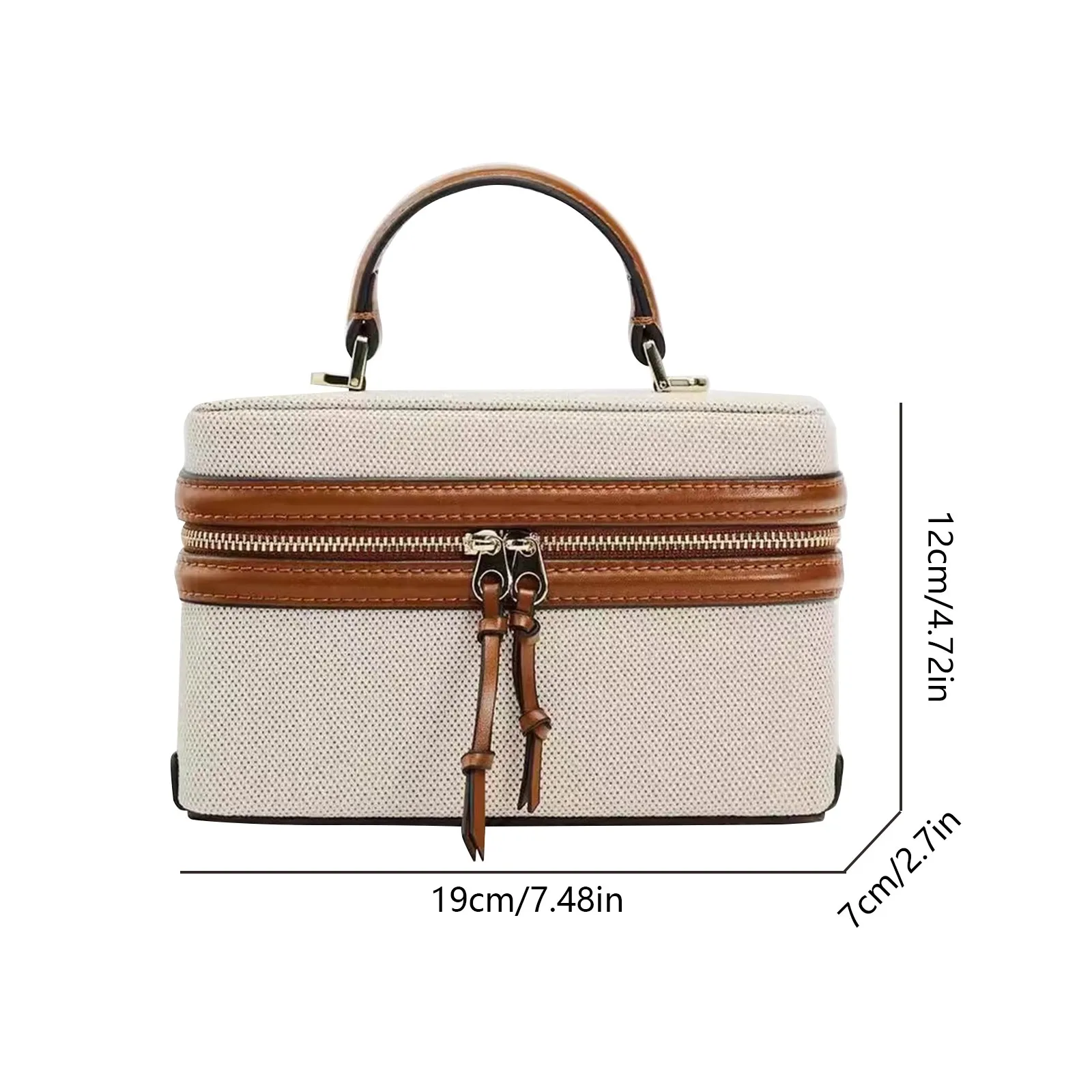 حقيبة نسائية صلبة محمولة متقاطعة مع الجسم، بتصميم...