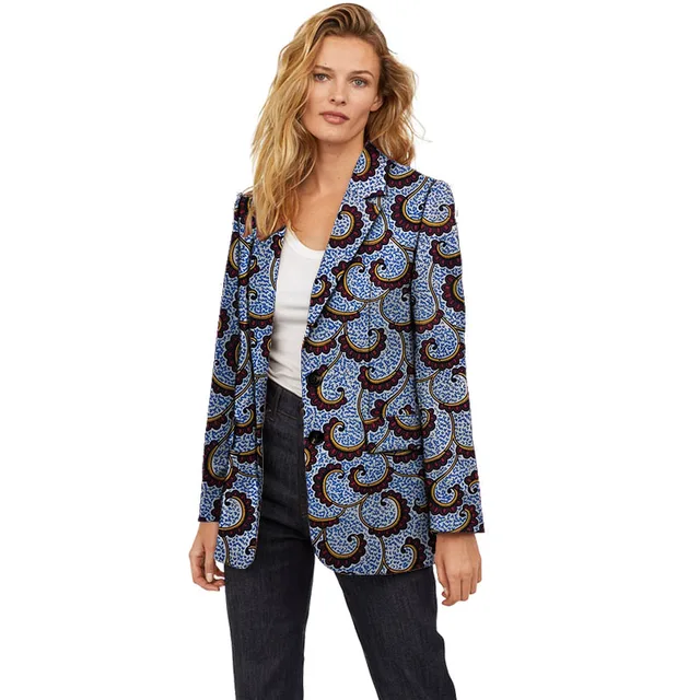 Amaka Long Sleeve Print Jacket - Image 2
