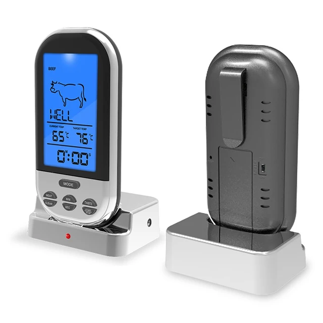 Bbq Smoker Grill Thermometer Wireless  Wireless Meat Thermometer Smoker -  Digital - Aliexpress