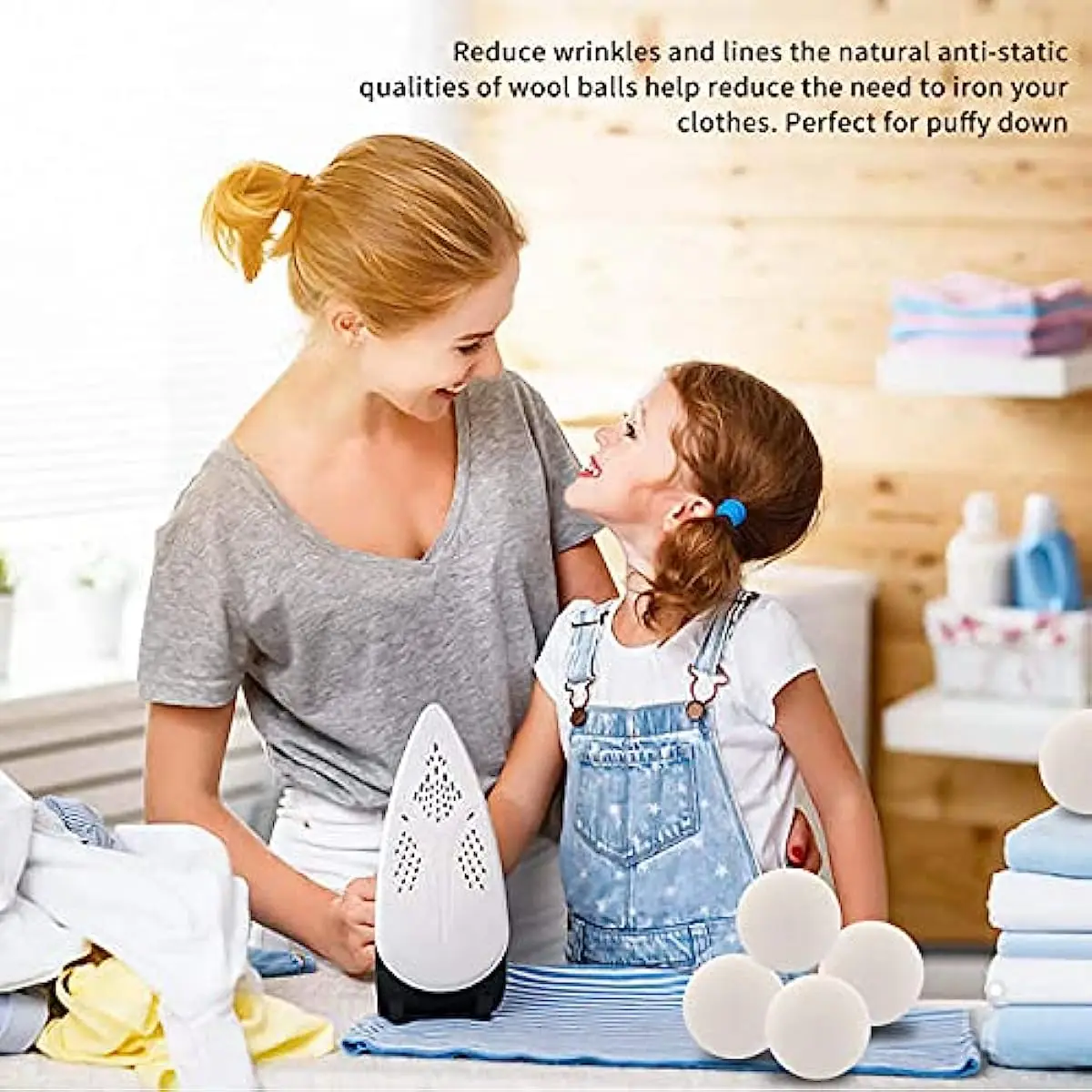 Laundry Ball Nature Wool Dryer Balls Fabric Softener For Sensitive Skin Reusable