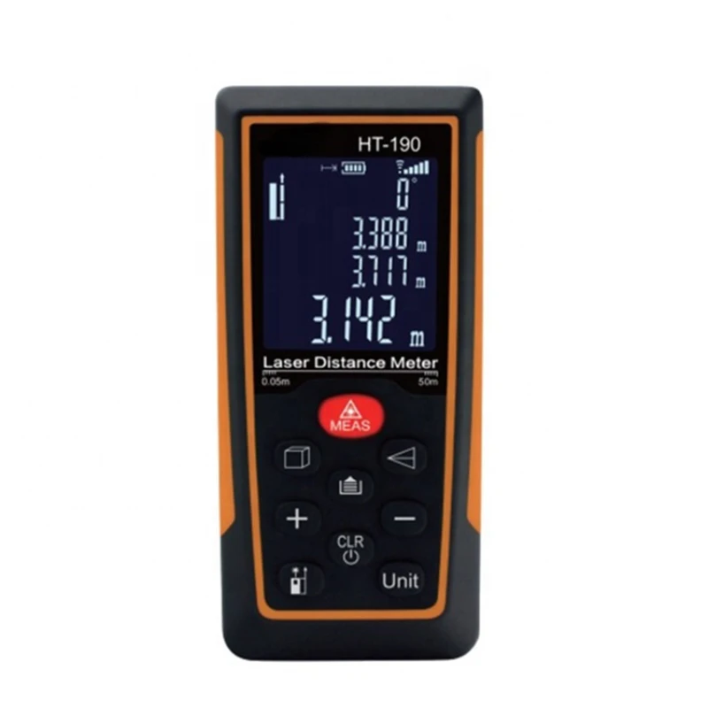 HT-190/191/192 Handheld Digital Laser Distance Meter Measuring Instrument  Range Finder